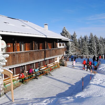 Blomberghaus im Winter